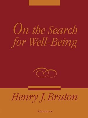 cover image of On the Search for Well-Being